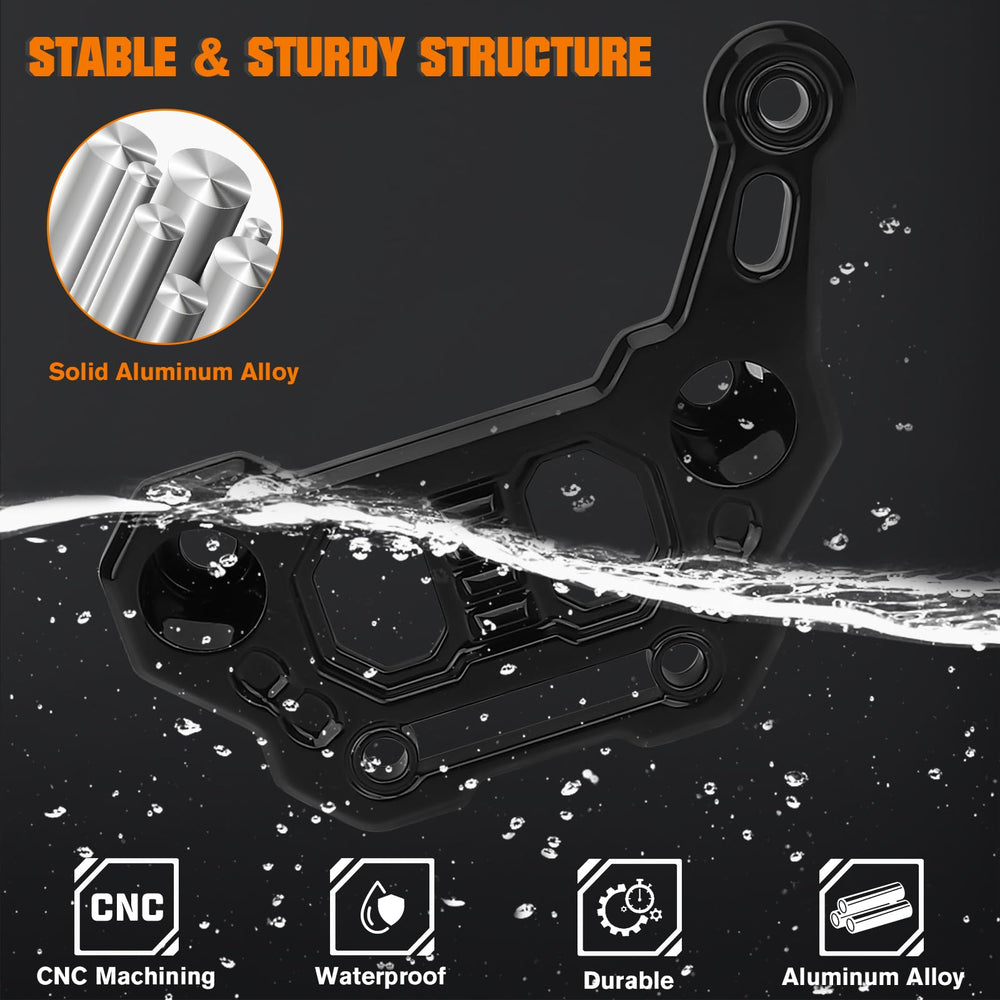 KARSAM no-drill hood mount brackets installed quickly with OEM hardware