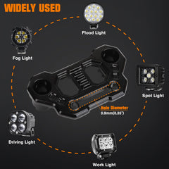 KARSAM Wrangler JL anti-scratch design protects Jeep paint during hood-mount use.