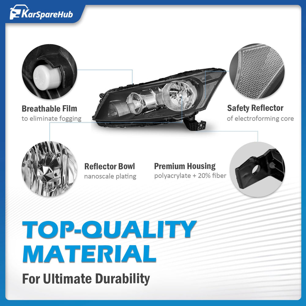 KarSpareHub DIY-friendly headlight installation for Honda Accord 2008-2012