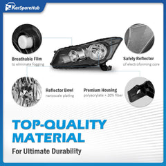 KarSpareHub DIY-friendly headlight installation for Honda Accord 2008-2012