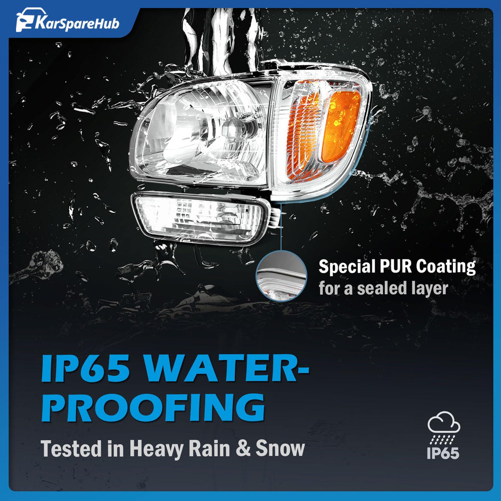 KarSpareHub headlight bulb included for easy replacement