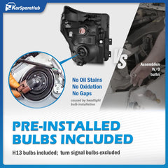 KarSpareHub weatherproof headlight seal and adhesive protecting against moisture.