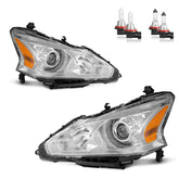KarSpareHub Altima headlights with bulbs front view for clear night driving