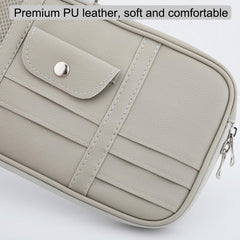 Kartisen sun visor organizer gray glasses clip keeps sunglasses within reach.