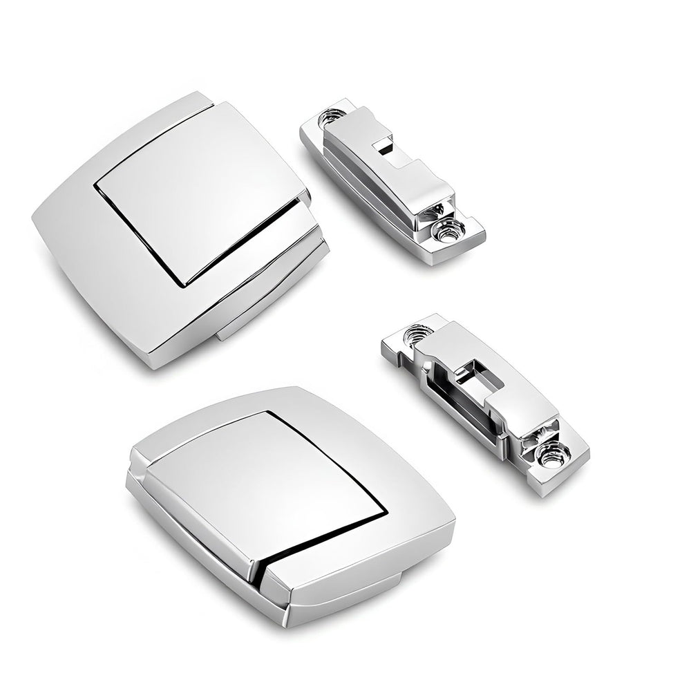 KASIMT chrome tour-pack latch 1980-2013 fitment on Harley models.