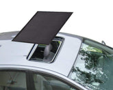 Kaskawise magnetic sunroof screen in unfolded view showing coverage