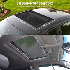 Close-up of reinforced magnetic stripes on Kaskawise sunroof screen