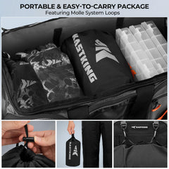 KastKing HydroSense MOLLE system offers easy on-the-go gear storage.