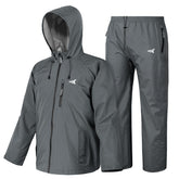 KastKing HydroSense essential rainsuit jacket worn for all-day rain protection and comfort.
