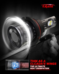 Katana 9007 HB5 with cooling fan for longevity