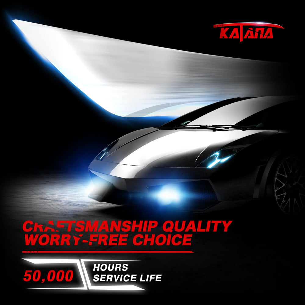Katana H11 fog light ready for easy installation with no tools