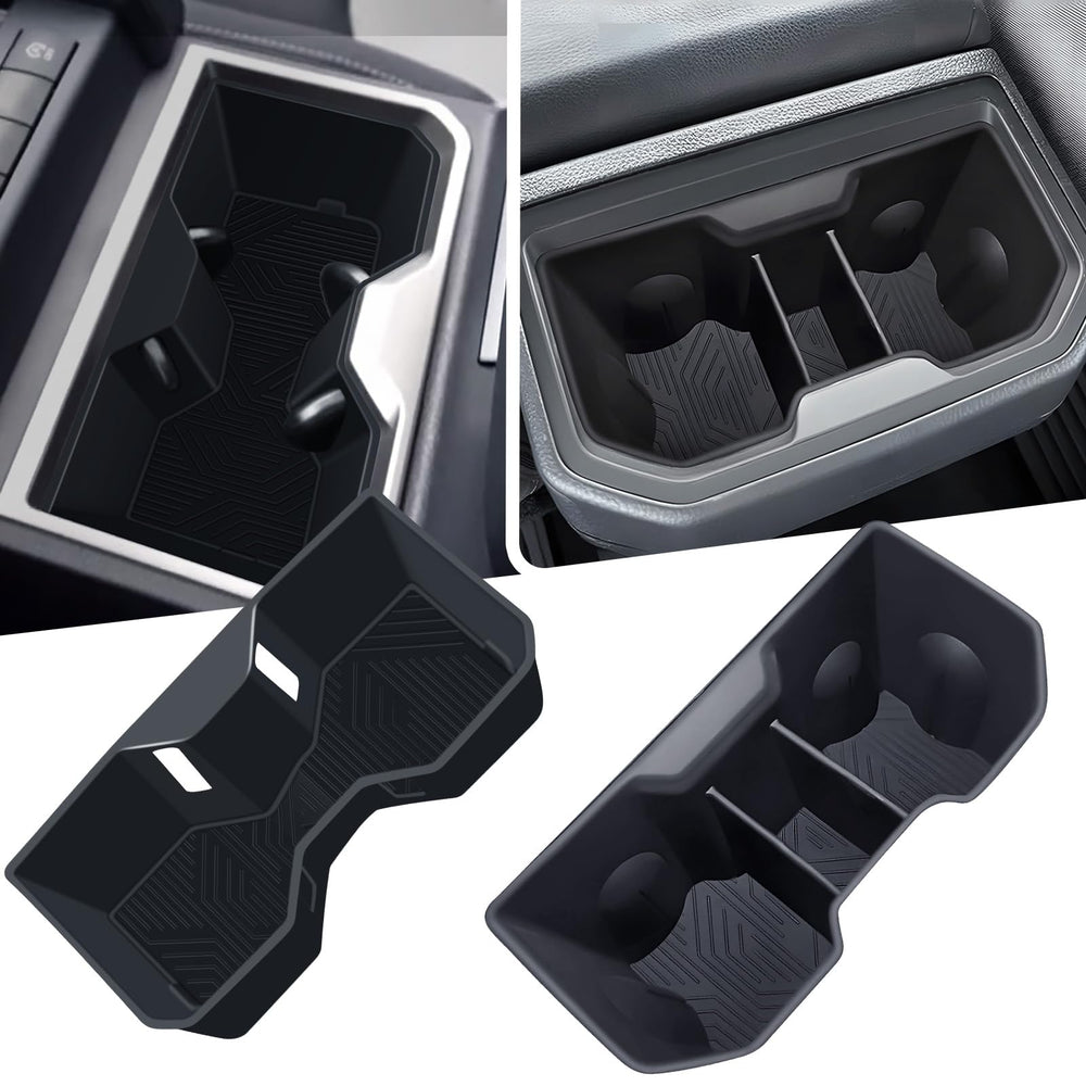 KATORN Tacoma front cup holder insert keeps drinks stable on the road