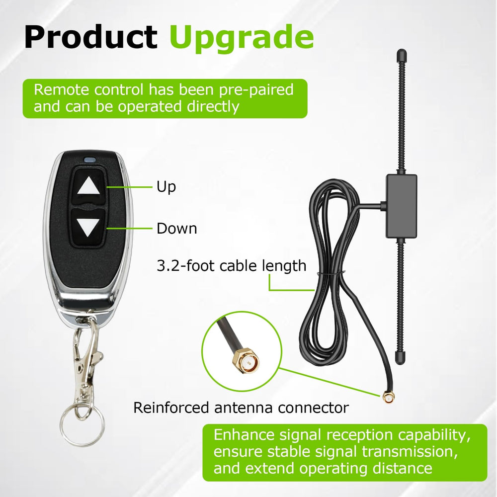 Pre-paired Katywixu remote ready for quick installation