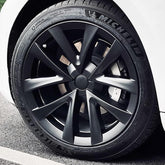 KAVANIC 4Pcs hubcaps for Tesla Model 3 18-inch aero wheels with matte black finish