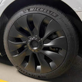 KAVANIC 4pcs wheel covers for Tesla Model 3 with matte black finish