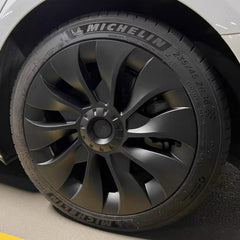 KAVANIC 4pcs wheel covers for Tesla Model 3 with matte black finish