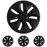 KAVANIC Tesla Model Y 19-inch wheel cover in matte black.