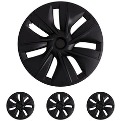 KAVANIC Tesla Model Y 19-inch wheel cover in matte black.