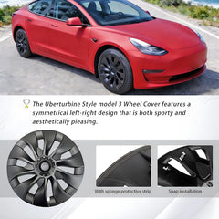 KAVANIC wheel cover provides full rim coverage against curb damage