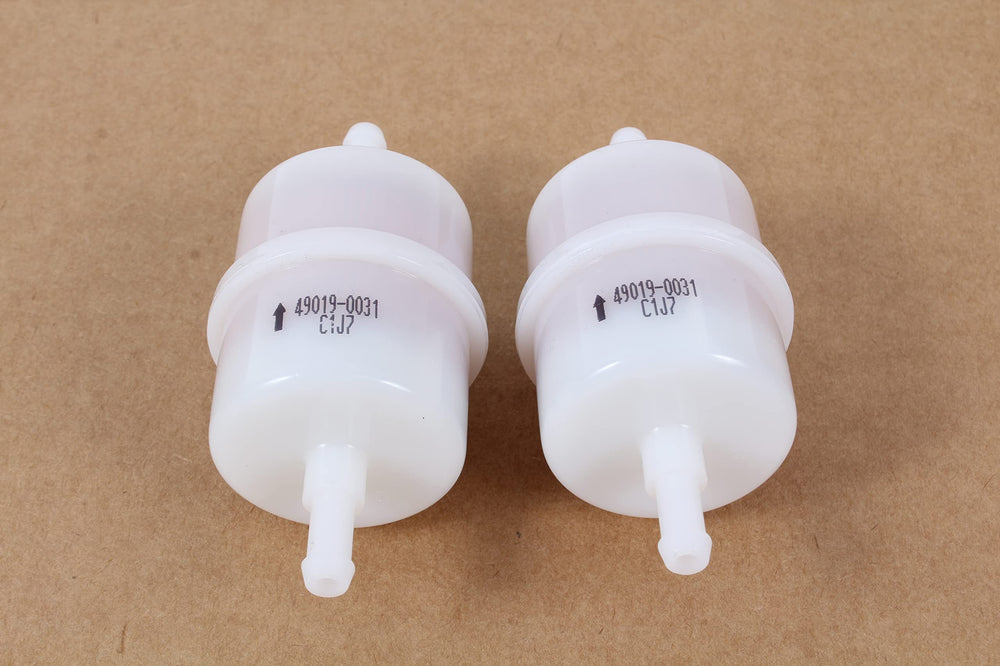 Kawasaki 49019-0031 fuel filter pack front view for EFI engines.