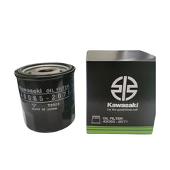 Kawasaki 49065-2071 oil filter visual with engine components