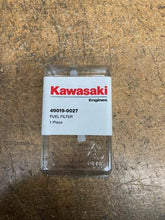 Kawasaki fuel filter 49019-0027 two-pack protects fuel system for smoother starts.