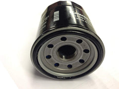 Kawasaki oil filter 16097-0008 side view, compact OEM design for easy replacement.