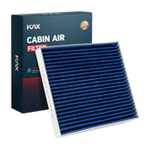 KAX CF11671 front view of cabin air filter showing exact-fit design.