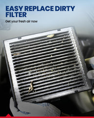 KAX CF9785 filters dust and interior pollutants.
