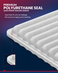 KAX CA10910 filter media cross-section demonstrates three-layer design for longevity.