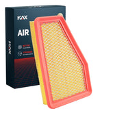 KAX CA12371 engine air filter, side view, showcasing compact, efficient design for Jeep Cherokee.