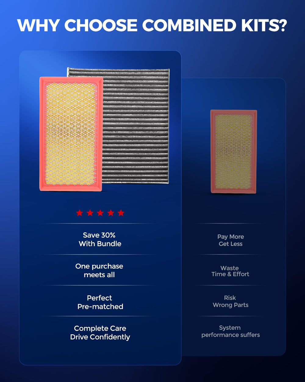 Close-up of KAX engine filter highlighting filtration media
