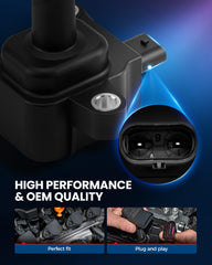KAX iridium spark plugs for 5.0L engines enhancing ignition quality.
