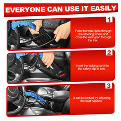 KayCENTOP blue anti-theft device, visible deterrent against opportunistic thieves.