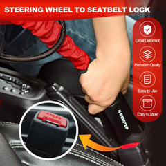 Kaycentop red lock acts as a clear visible deterrent against thieves