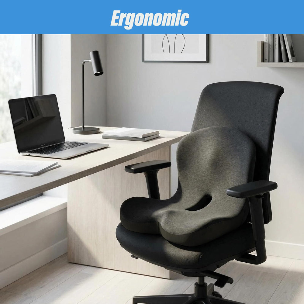 KAYI memory foam adapts to your shape for seat comfort in car or truck.