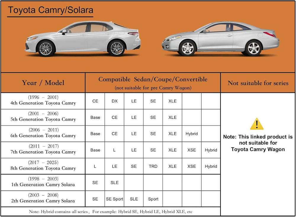 Kayme windproof straps on Camry cover prevent wind displacement.