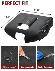 KBH Auto armrest material close-up emphasizing soft, comfortable touch