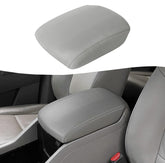 KBH console lid cover for Honda Pilot 2009-2015 shows anti-scratch protection in gray vinyl