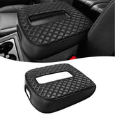 KBH center console armrest cover front view with soft padding for elbow support
