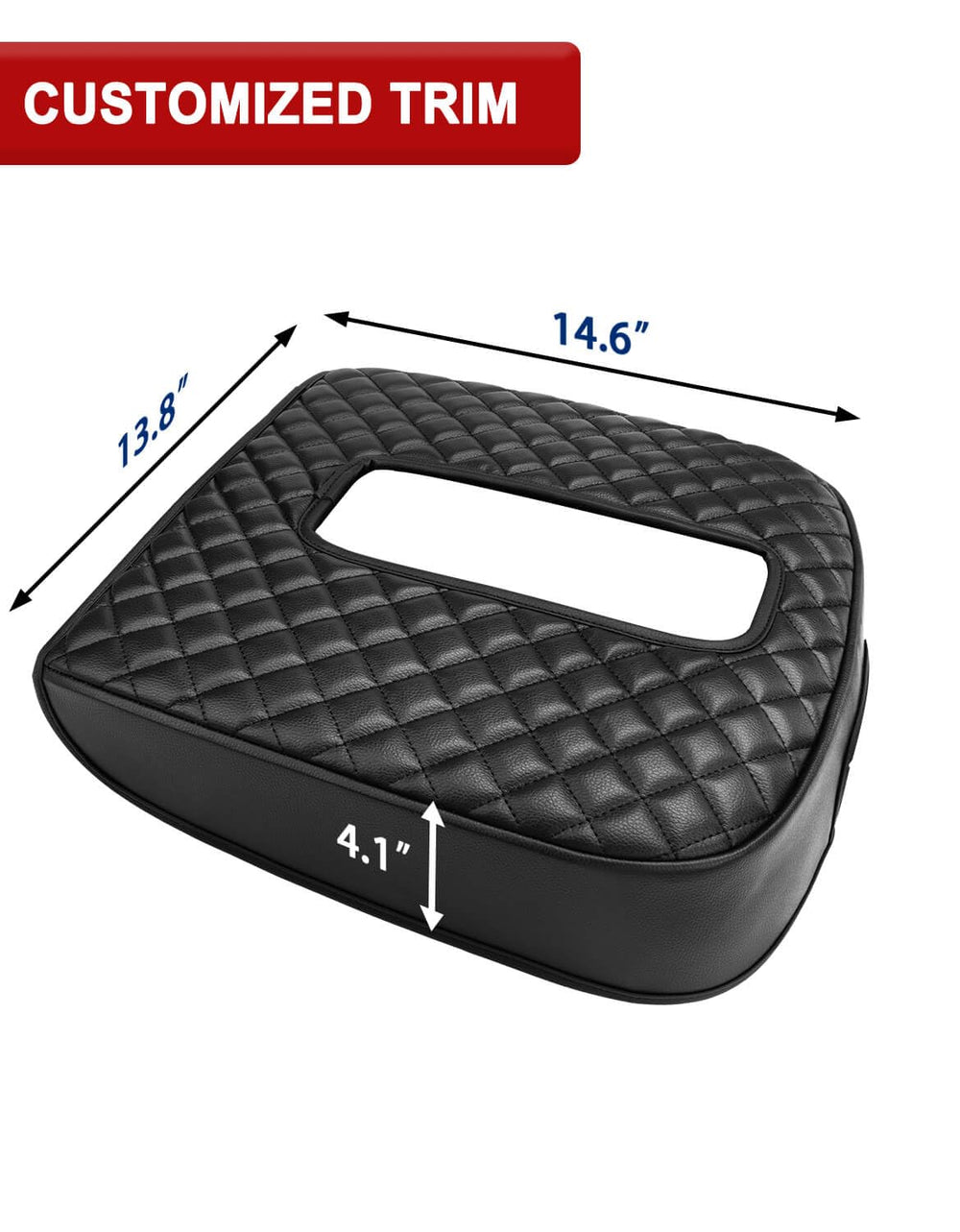 KBH installation step showing tool-free fitting on console
