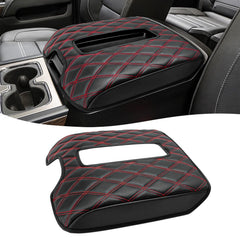 KBH center console armrest cover for Chevy Silverado protects the lid with premium vinyl.