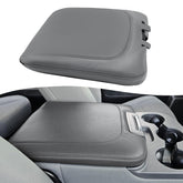 KBH center console armrest cover lid close-up showing snug fit and premium vinyl.