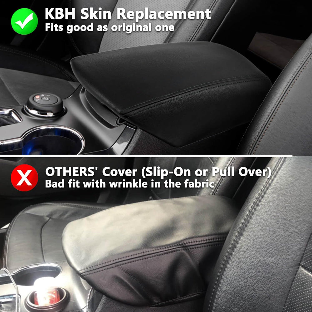 KBH center console skin resists scratches and wipes clean easily.