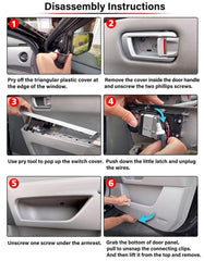 KBH vinyl leather trim armrest delivers luxurious look and protection.