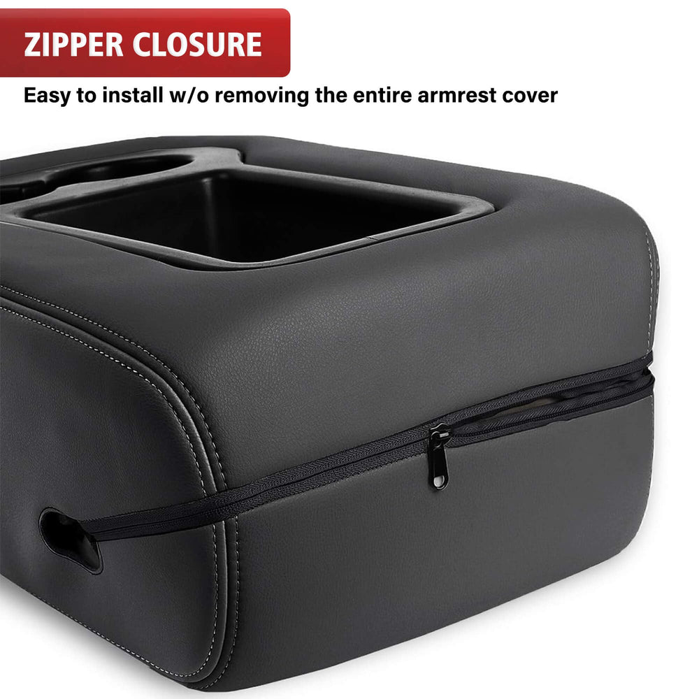 KBH leather armrest cover with soft touch surface for comfortable support.