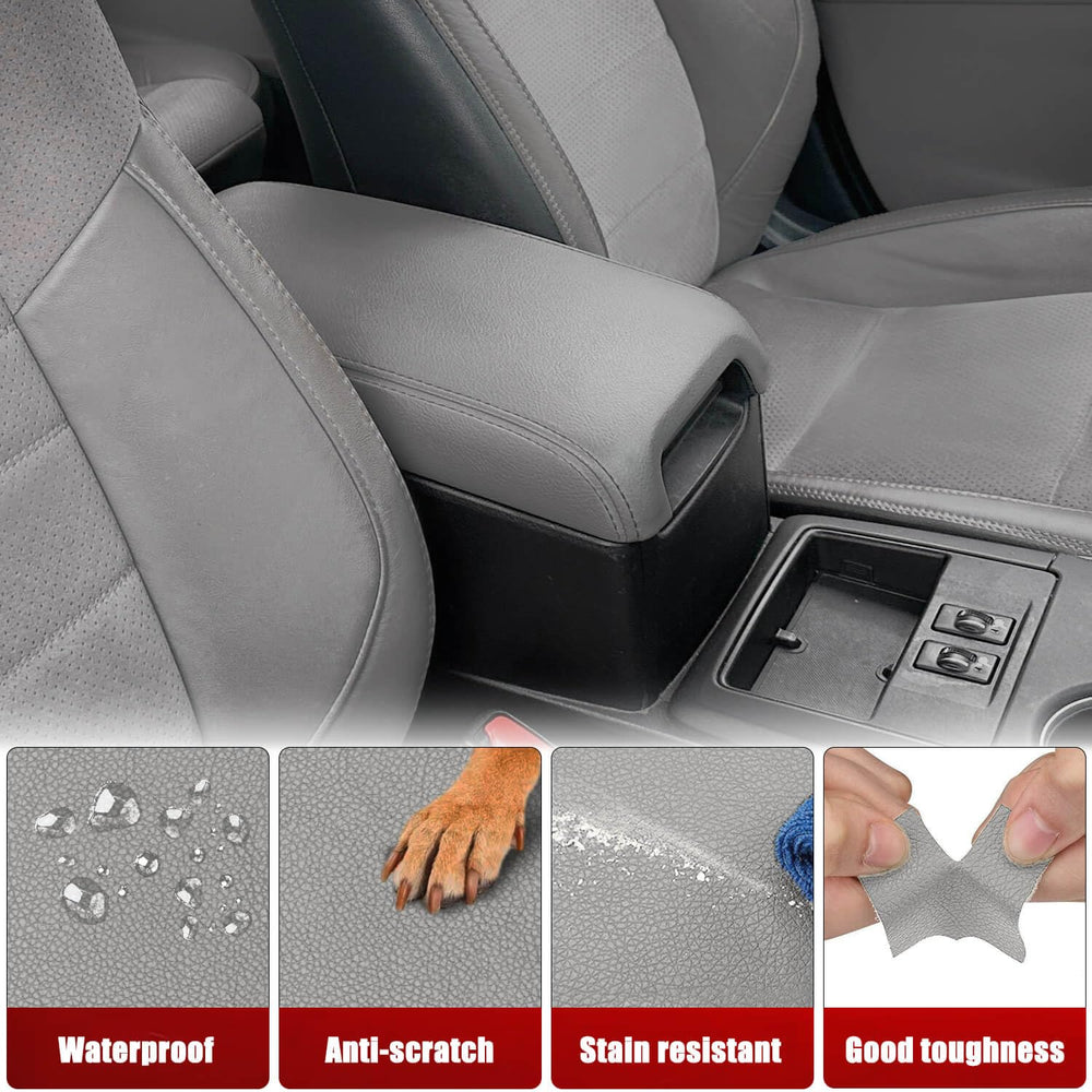 KBH Camry armrest front view shows snug fit for 2012–2017 models.
