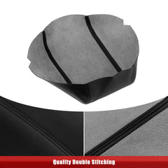 KBH leather vinyl replacement cover on console lid elevates interior aesthetics.