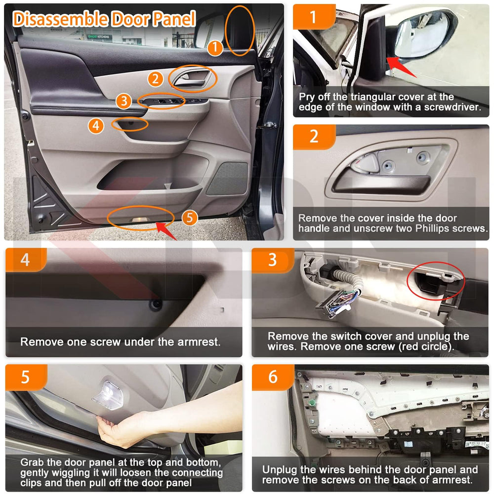 KBH OEM-style replacement skin for Honda Odyssey complements interior aesthetics.