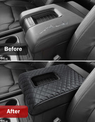 KBH packaging includes armrest cover; console lid not included.